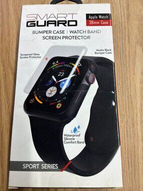 Smart Guard 3-in-1 Apple Watch Band + Bumper Case + Screen Protector (38mm)